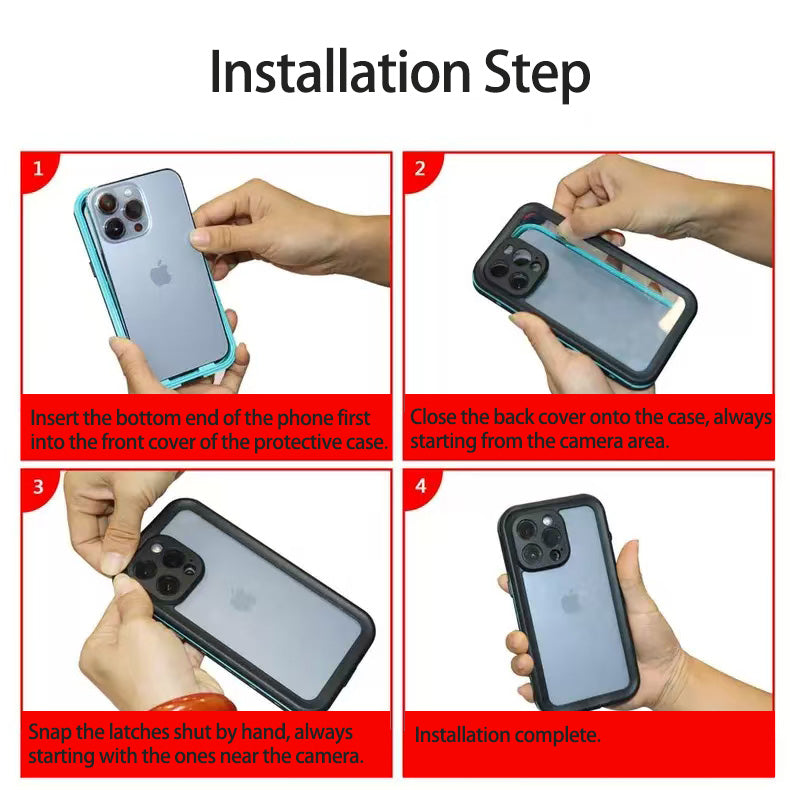 Samsung Galaxy S24 Ultra 2024 Redpepper IP68 Waterproof Anti-Fall 2M Submersion Ultimate Protection Case