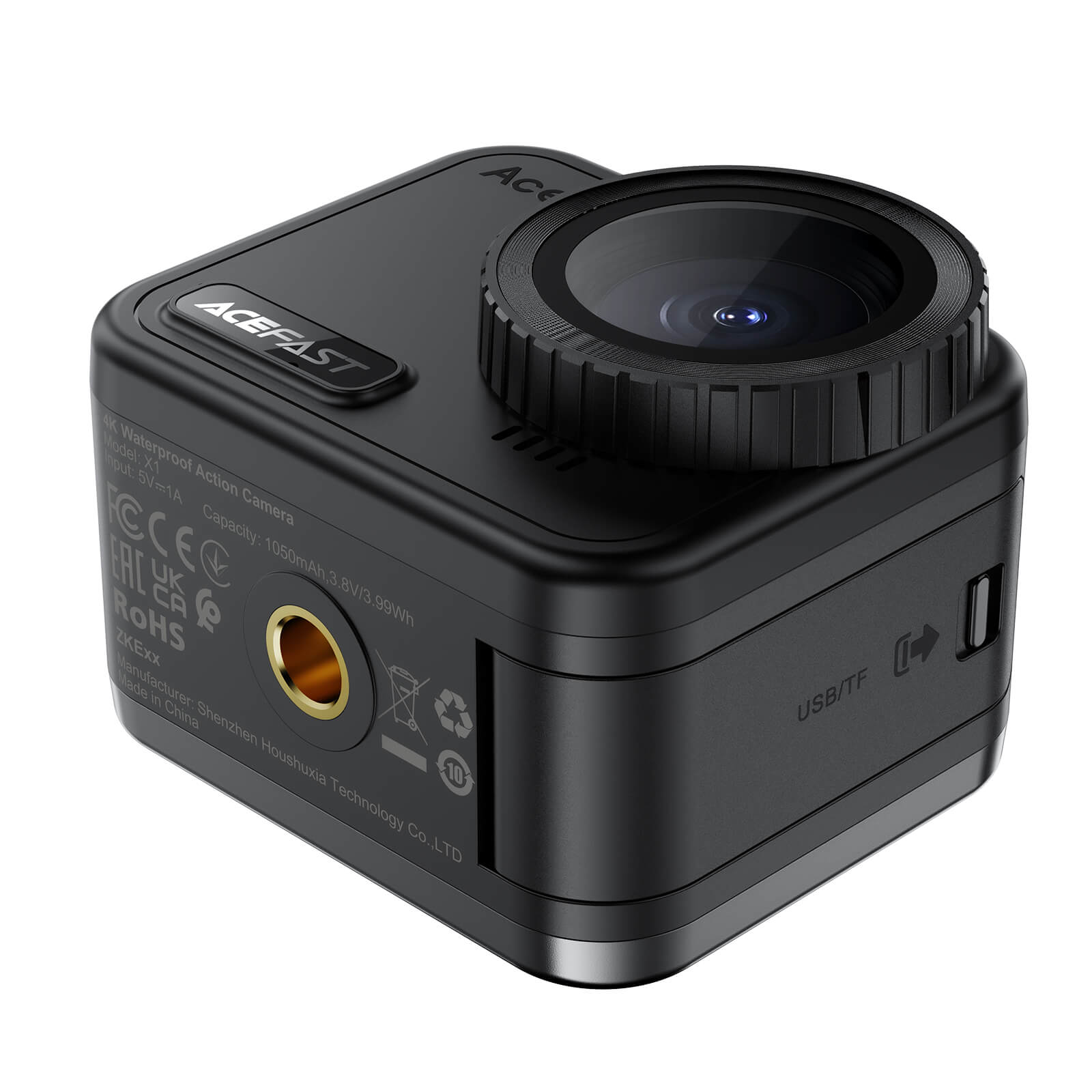 Acefast 170° Wide Angle 21m Waterproof Touch Screen 4K Action Camera X1