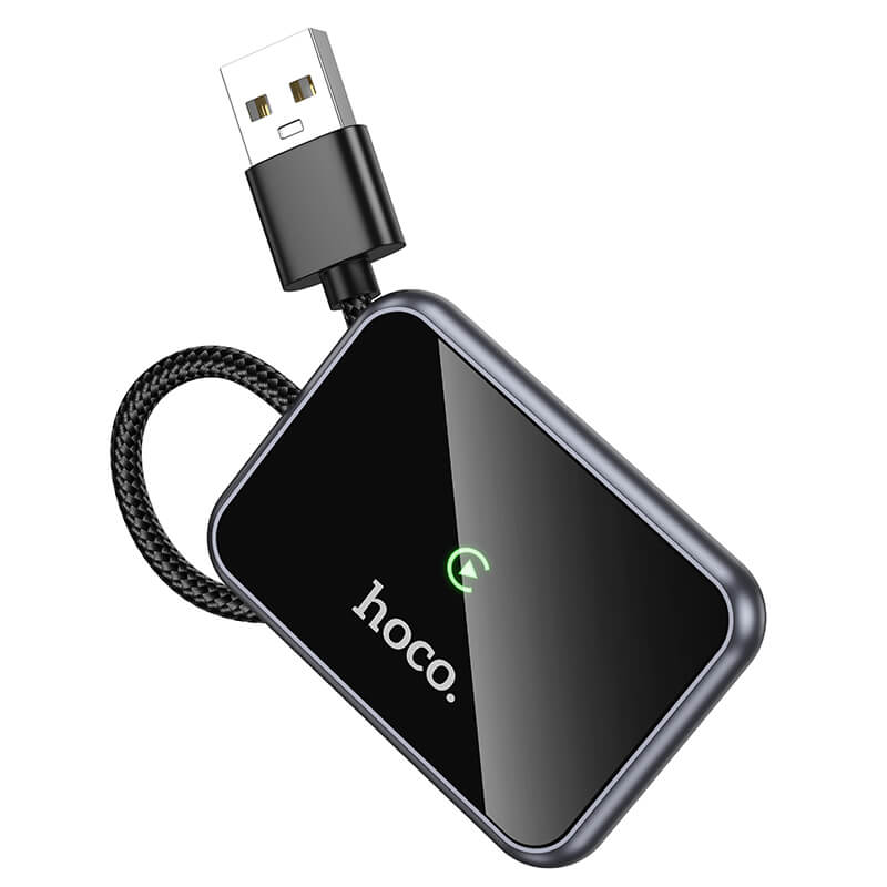 hoco Wireless CarPlay Adapter with USB-A Plug and USB-C Adapter HU1