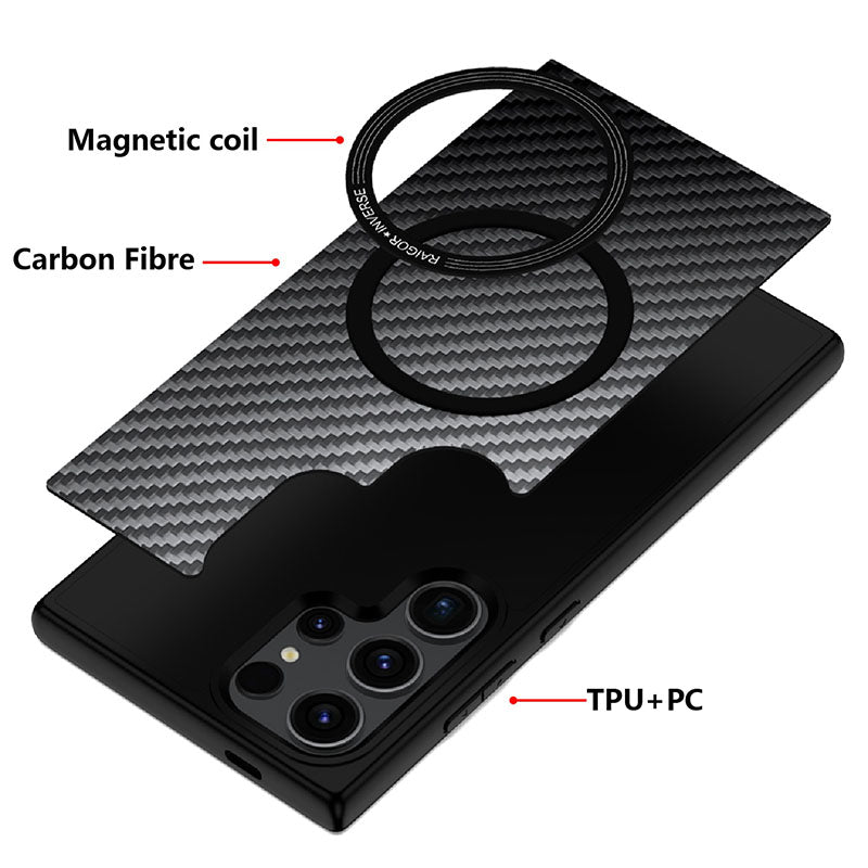 Samsung Galaxy S25 Ultra 2025 Scott Plus Series Shockproof Magnetic Phone Case