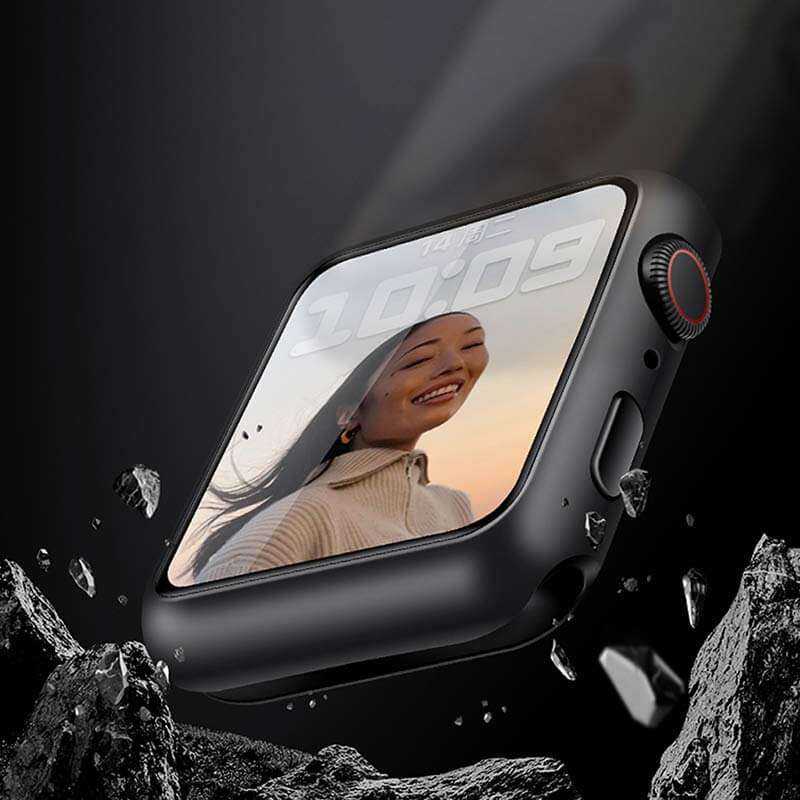 Coteci Apple Watch 7 Shockproof Integrated Protective Case 45mm 25003 Black