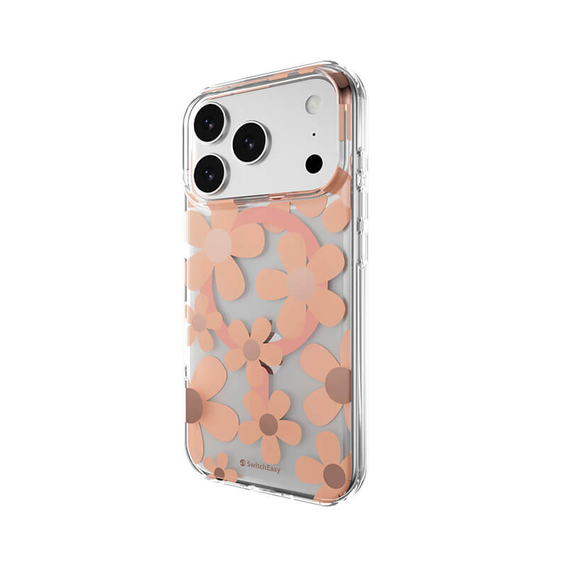 iPhone 17 Pro Max Fleur 3D Patterned Series Shockproof MagSafe Phone Case
