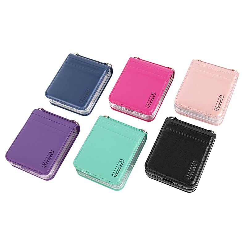 Samsung Galaxy Z Flip 7 2025 Hanman Leather Wallet Phone Case
