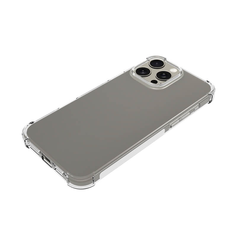 iPhone 16 Pro Max Soft TPU Shockproof Phone Case Clear