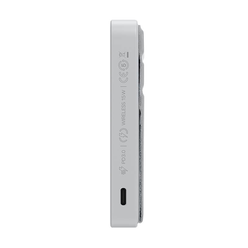 Momax Strong Magsafe Wireless Power Bank with Stand 5000mAh 20W Grey