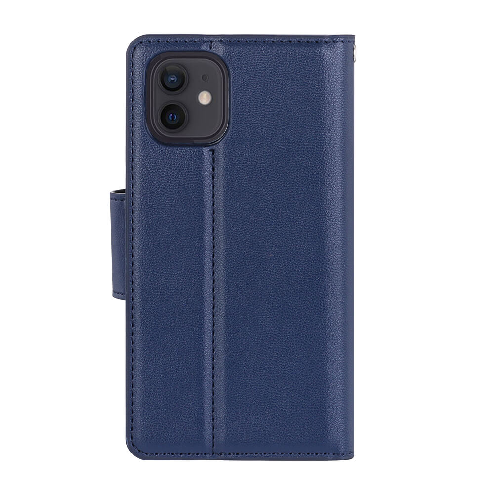 iPhone 16e Hanman Mill Series Leather Wallet Flip Case
