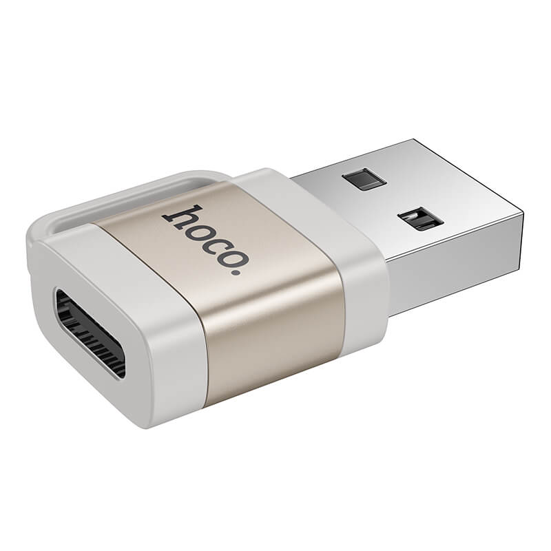 hoco USB-A to USB Type-C Universal Compatibility Data & Charging Adapter UA31D
