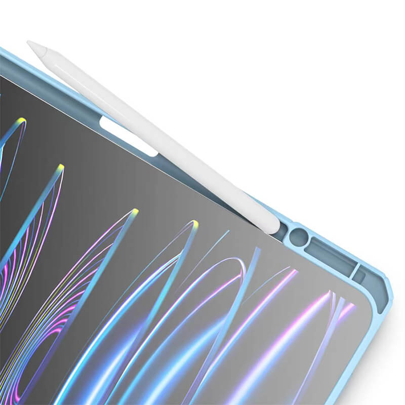 iPad Air 13" 2025 Toby Series Flip Case with Built-in Pen Slot