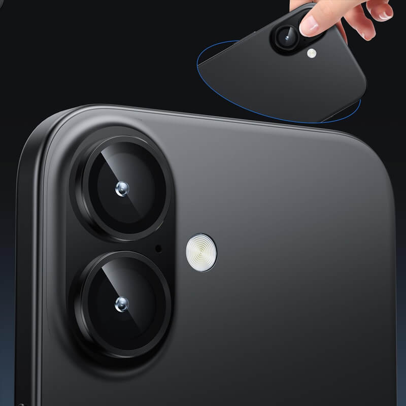 Iyanzi For IPhone 16 Pro /16 Pro Max Camera Lens Protector Tempered Glass Full Coverage Guard - 3 Packs/Transparent