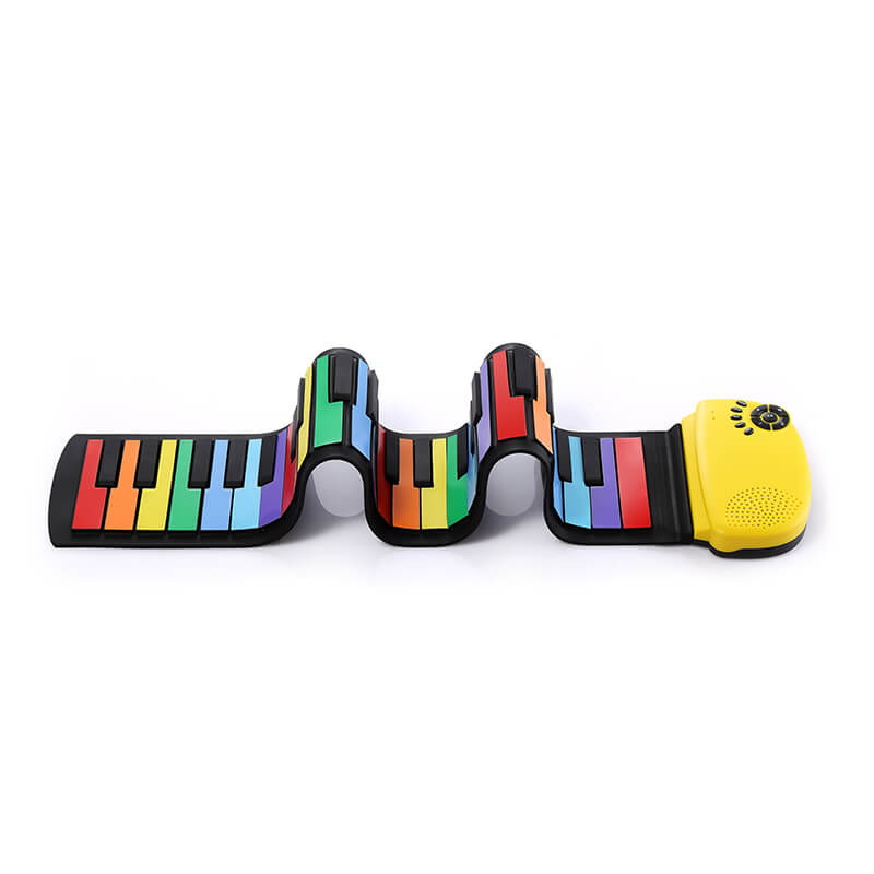 Mobie Kid-Friendly Hand Roll Piano Pads Flexible  Battery USB Powered