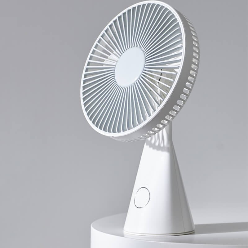 Mobie Portable Desk Compact & Stylish Fan with Wide-Angle Auto Swing White