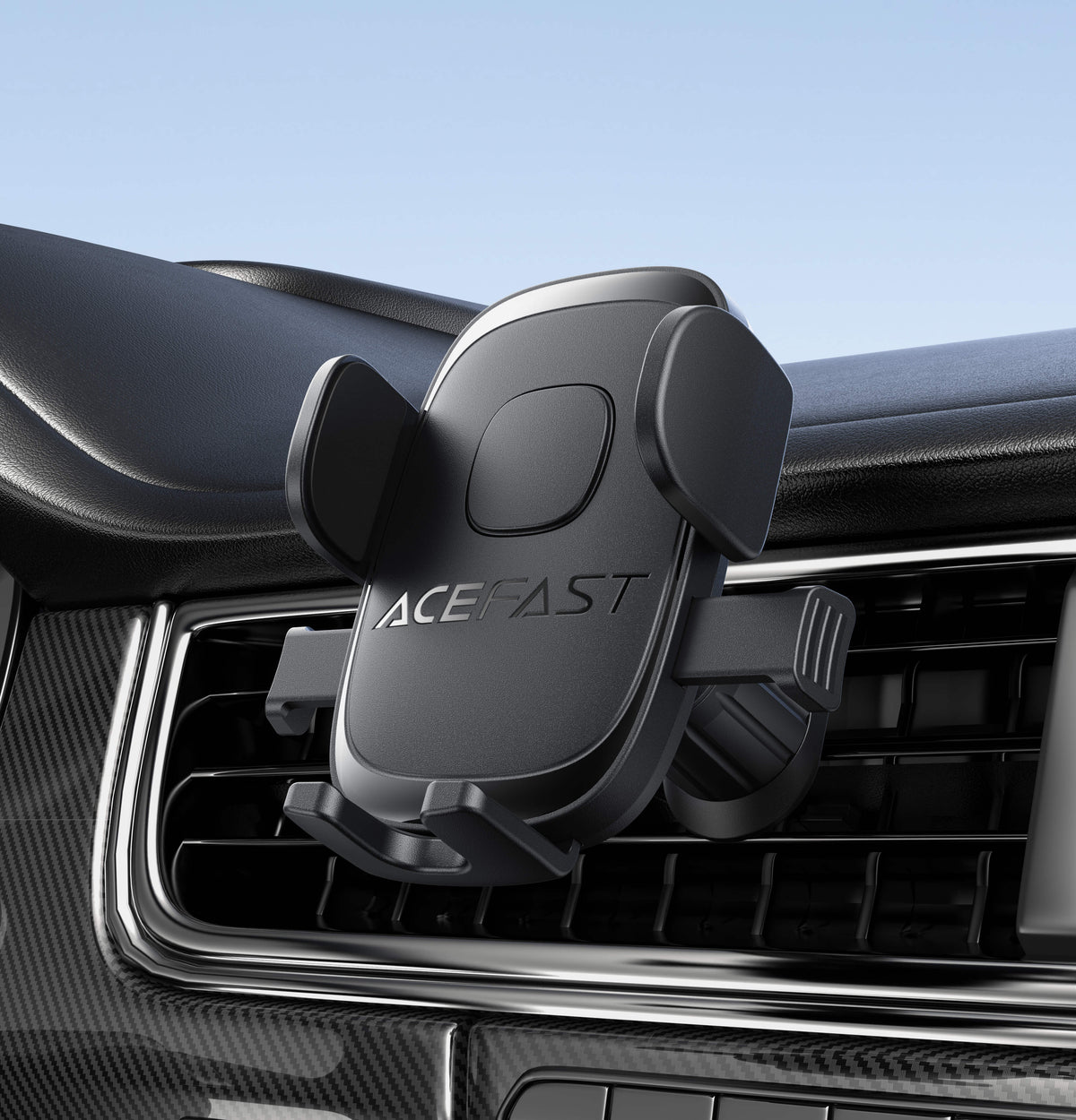 Acefast One Click Lock Car Air Vent Phone Holder with Anti Slip Silicene D56