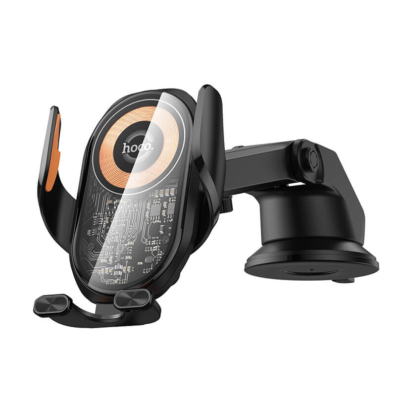 Hoco 15W Wireless Charging Car Phone Holder for Windshield Dashboard HW34