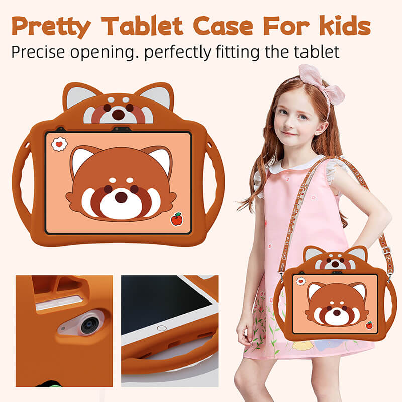 iPad Pro 11 2018 Lesser Panda Protection Case with Foldable Kickstand