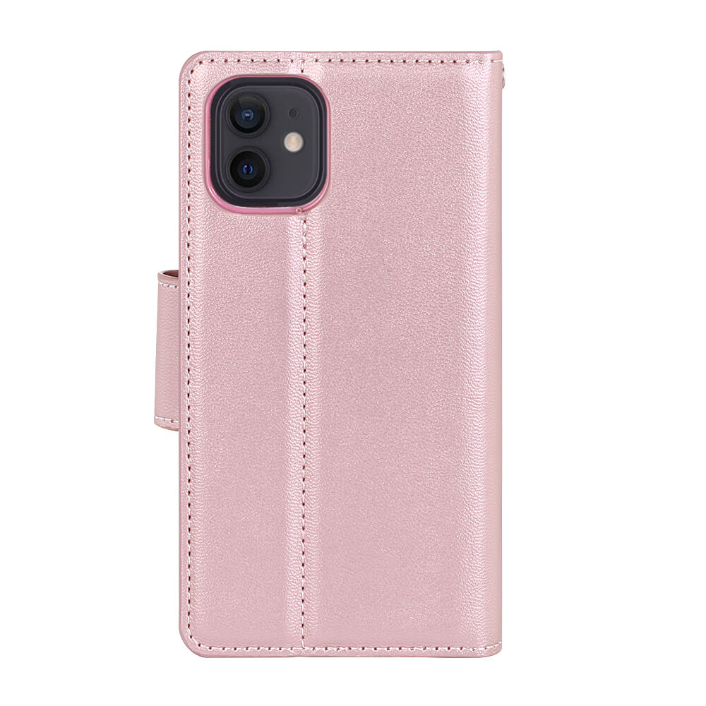 iPhone 16e Hanman Mill Series Leather Wallet Flip Case