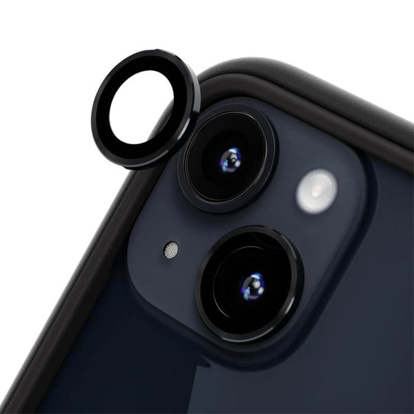 iPhone 14 Plus 9H Multicolor Tempered Glass Individual Camera Lens Cover Protector Midnight