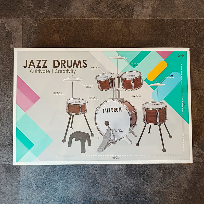 UPKOCH Mini Drum Set voor Peuters Jazz Drum Kit met Meerdere Geluiden UPKOCH Mini Drum Set voor Peuters Jazz Drum Kit met Meerdere Geluiden