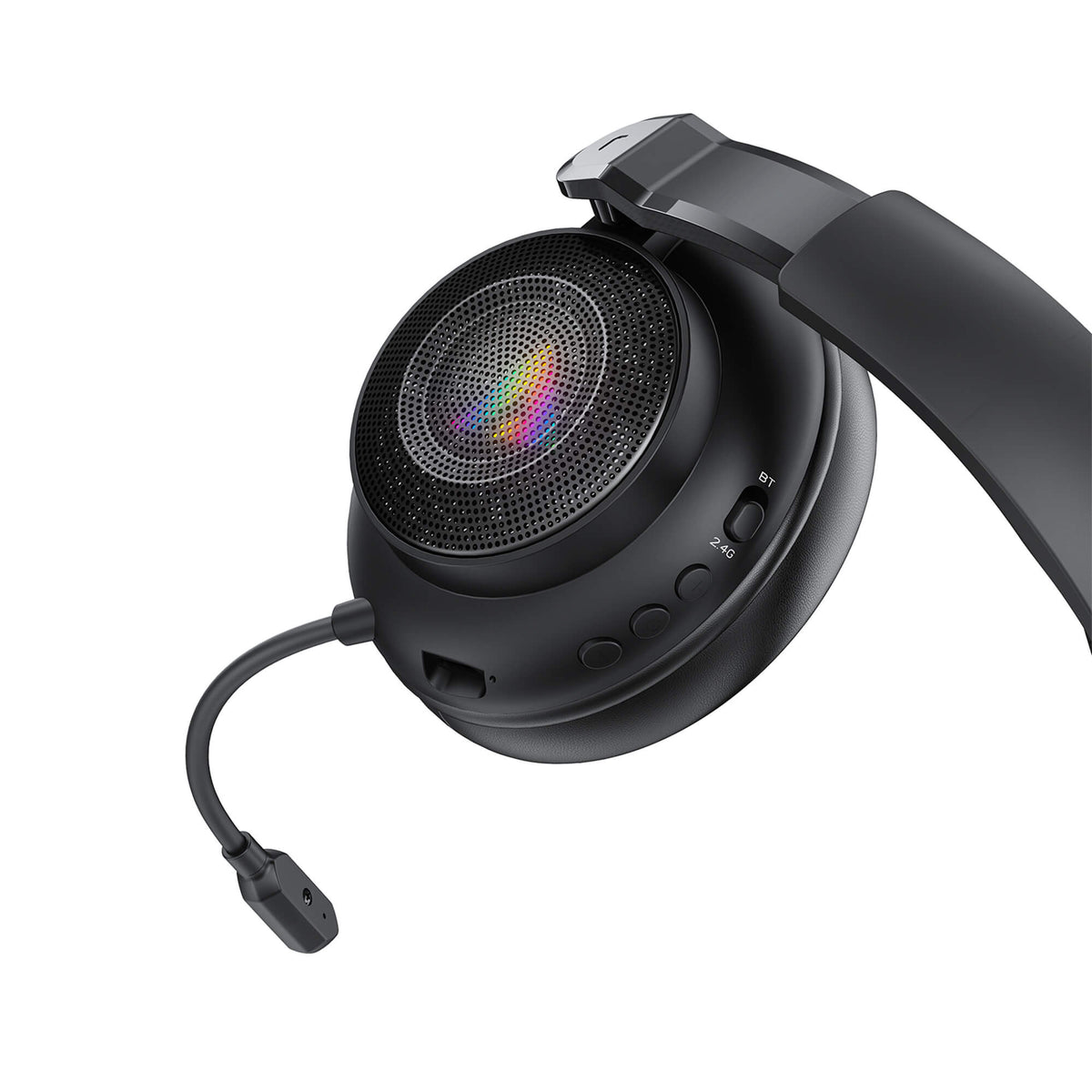 Acefast Bluetooth 6.0 1000mAh 80H Battery Low Latency RGB IPX4 Gaming Headset H15