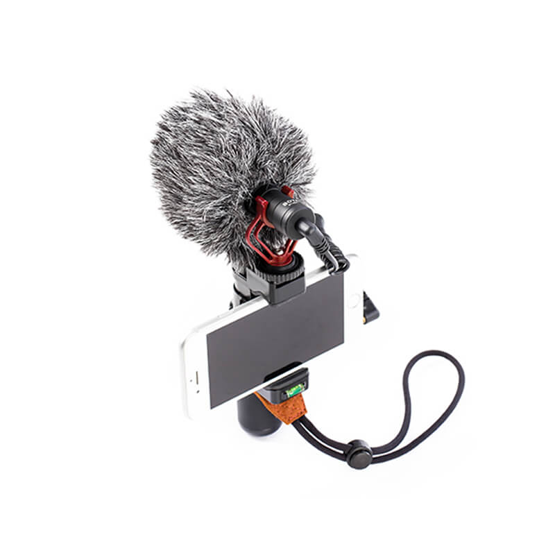 Mobie Camera & Phone Universal Shotgun Cardioid Microphone for ASMR BY-MM1 Black