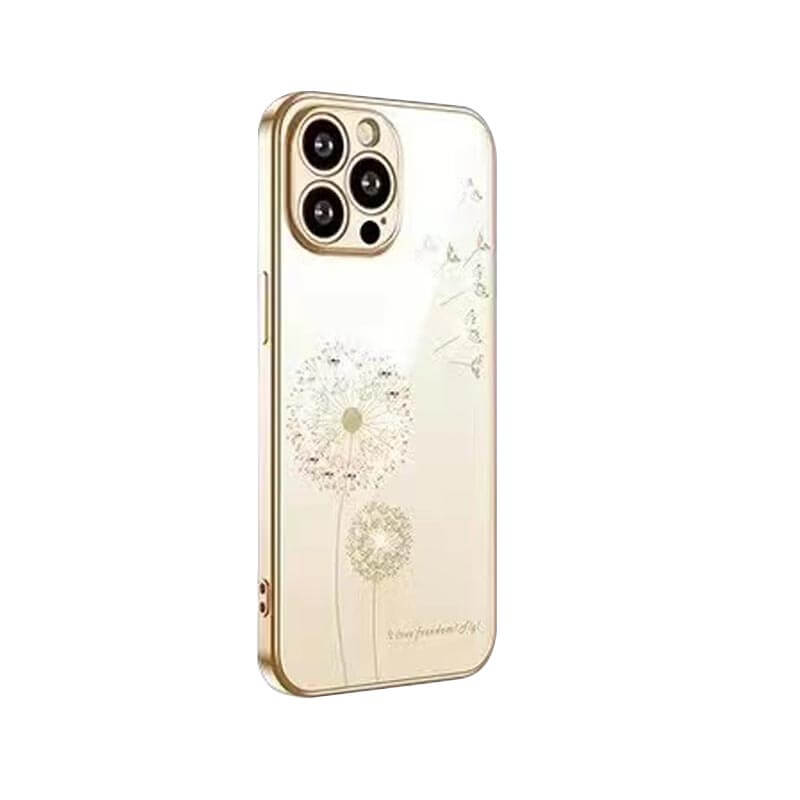 iPhone 12 Mini Goddess Glamour Dandelion Electroplating TPU Phone Case