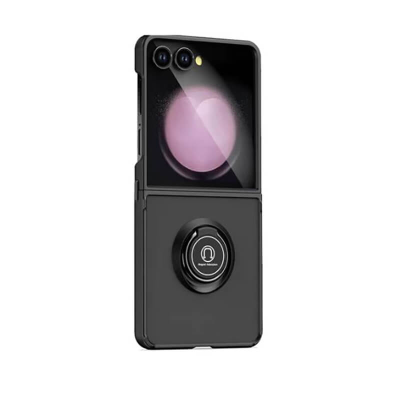 Samsung Galaxy Z Flip 7 2025 360° Rotating Ring Stand TPU PC Case