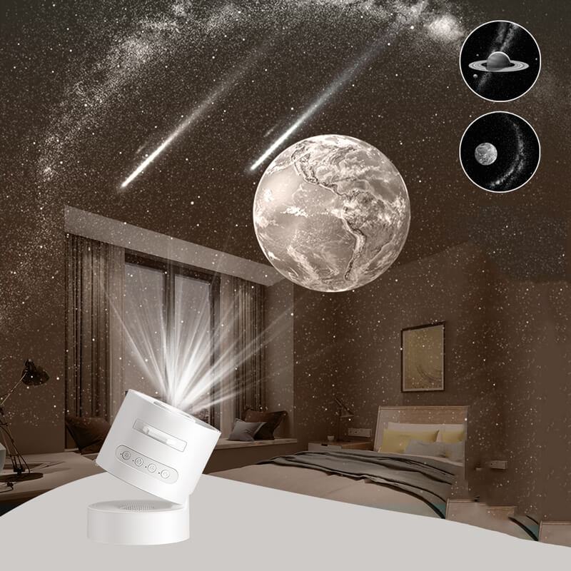 Mobie Timing Star Sky Projector Lamp with Built-In White Noise