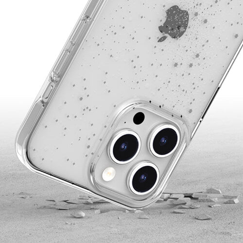 iPhone 15 Pro Cosmos Series Stellar Radiance Anti Drop Phone Case Clear