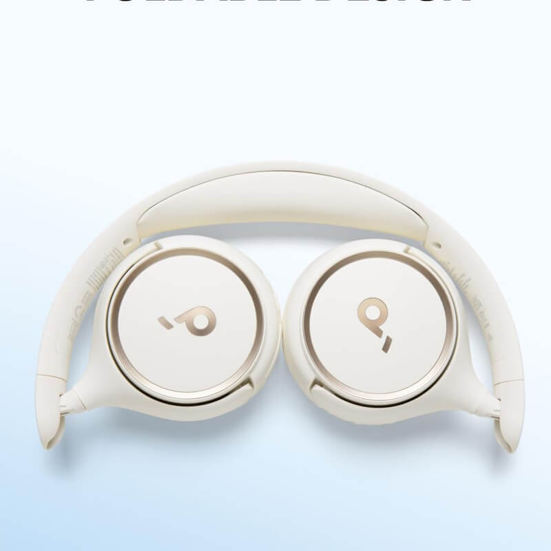 Soundcore Extended Playtime On-Ear Bluetooth Wireless Headphones 70H A3012 White