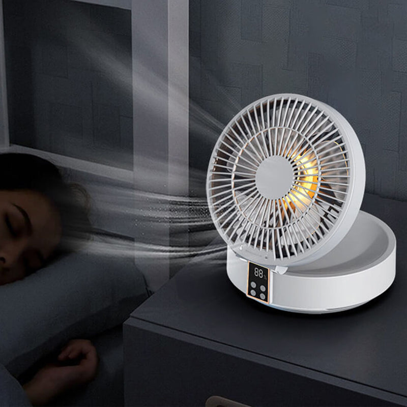 Mobie Dual Function Foldable Ambient Light Cooling Fan