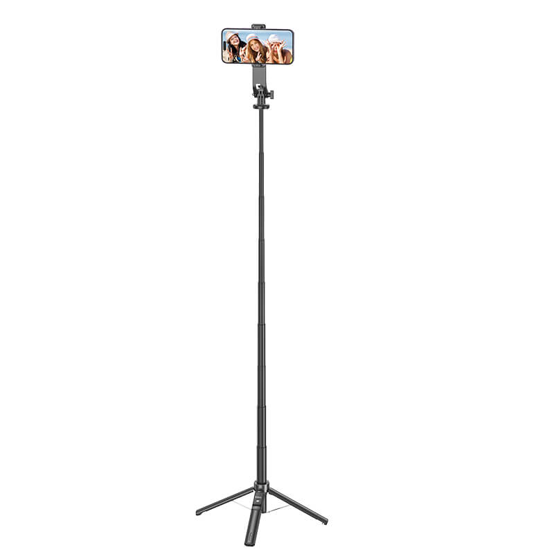 hoco. 2-in-1 Extendable Selfie Stick with QuadPod Stand & Bluetooth Remote K21