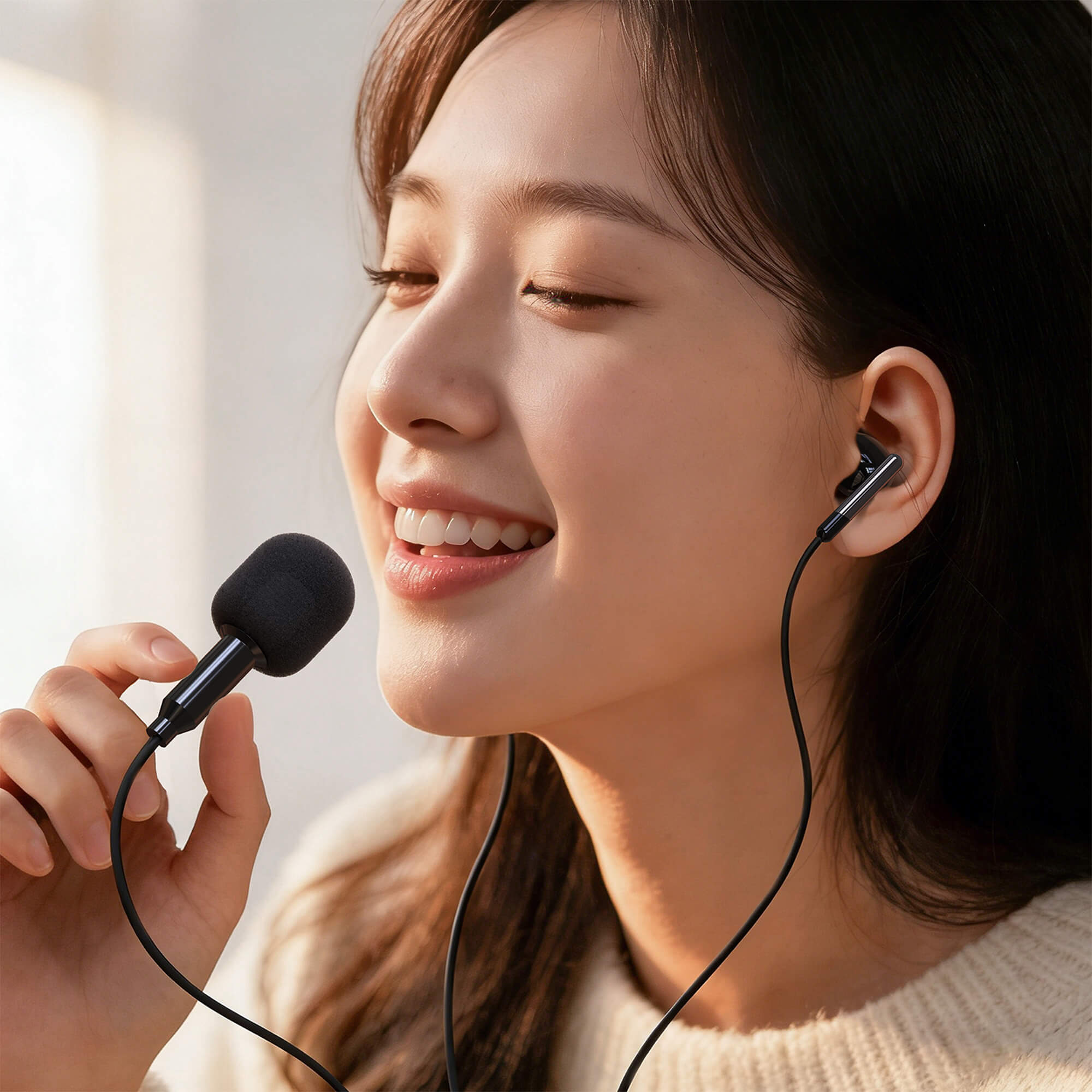 Acefast Type-C Wired Earphones with Instant Monitoring Microphone L12
