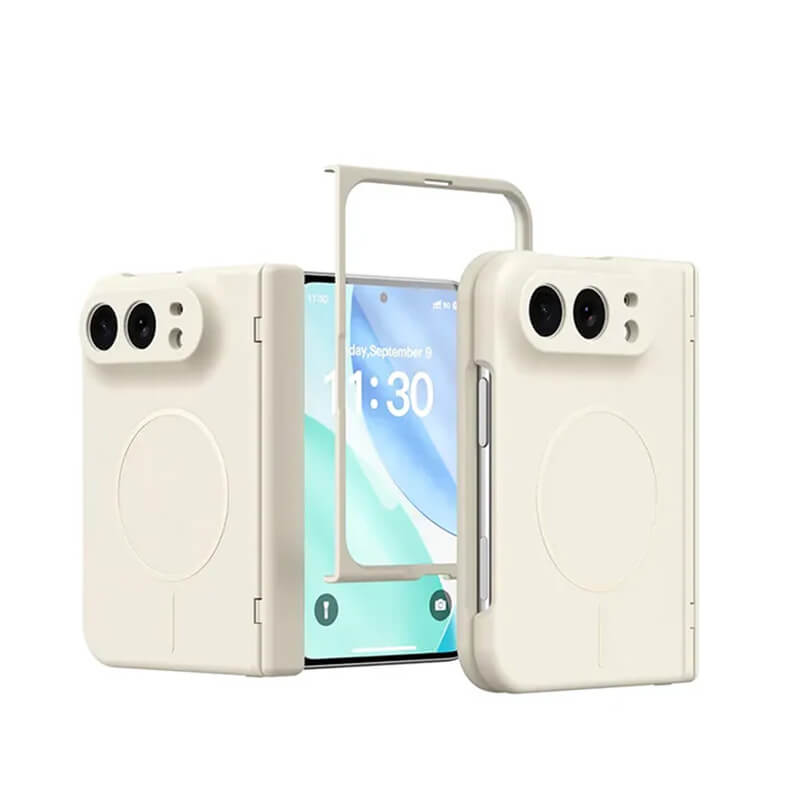 Snap Pro Magnetic case with Outer Screen Protector Compatible with iPhone Duo