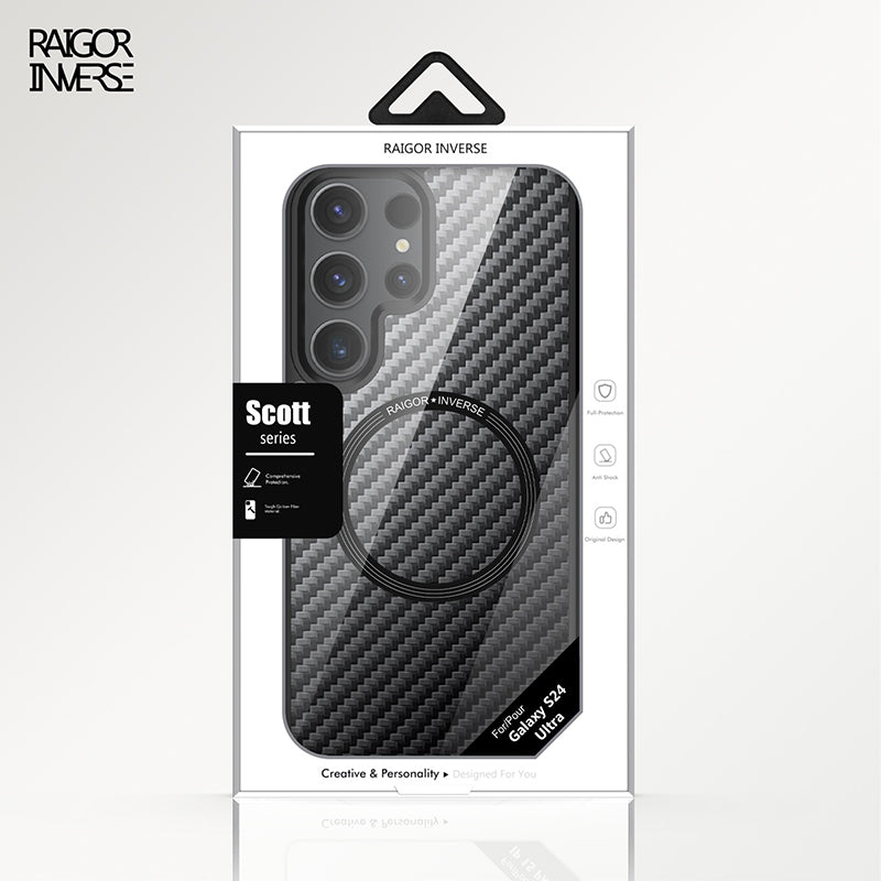 Samsung Galaxy S25 Ultra 2025 Scott Plus Series Shockproof Magnetic Phone Case