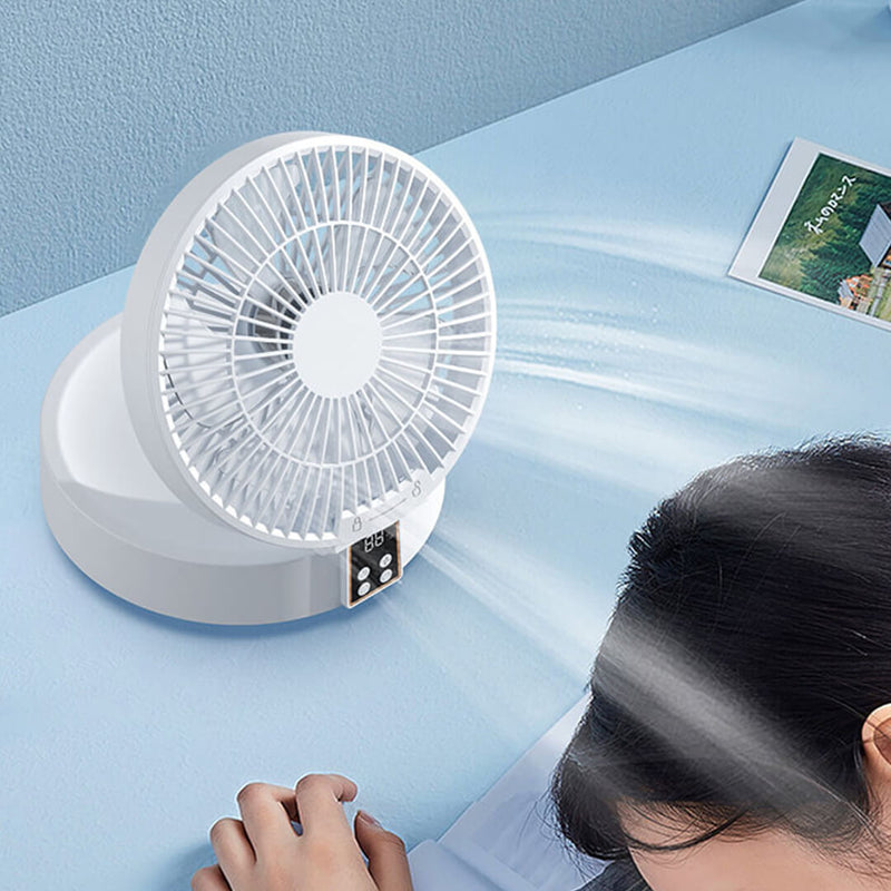 Mobie Dual Function Foldable Ambient Light Cooling Fan