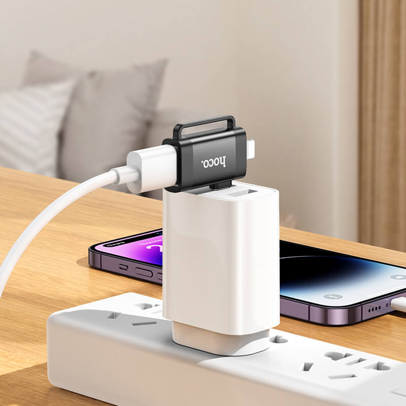 Hoco Iphone Charger In In Portable Mini Adapter OTG Lightning Type
