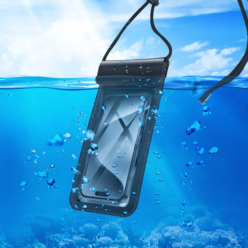 Hoco IP68 Waterproof PU Leather Phone Bag HX53