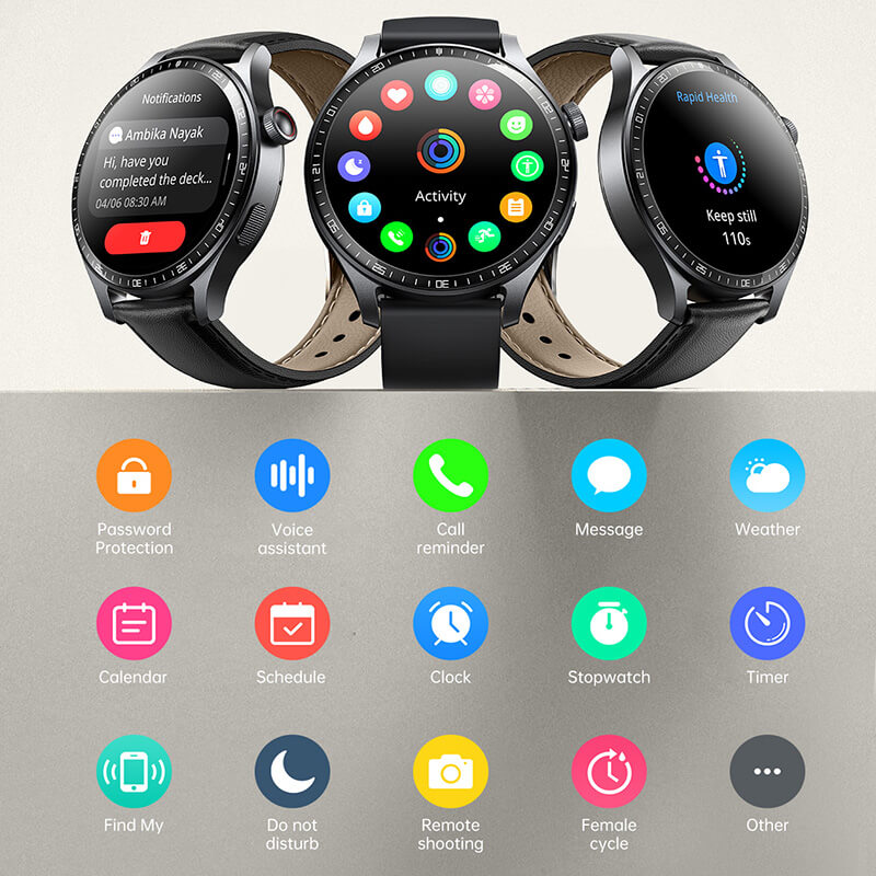 Joyroom Large Screen Smart Watch with Bluetooth Calling and Health Monitor FC2 Pro