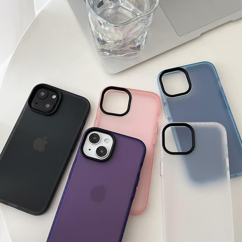 Suitable for iPhone 15 Series Dunjia Series Matte Translucent Phone Case