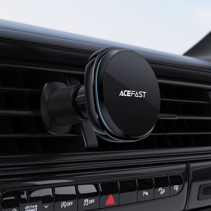 Acefast Fast Wireless Car Charger Magnetic Car Mount Holder 15W D31 Black