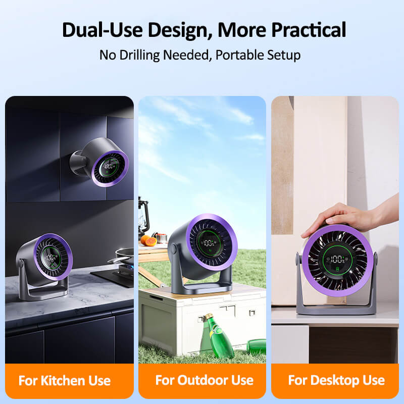 Mobie 100-Level Speed Multi-Use Silent Cyclone Circulation Fan M75