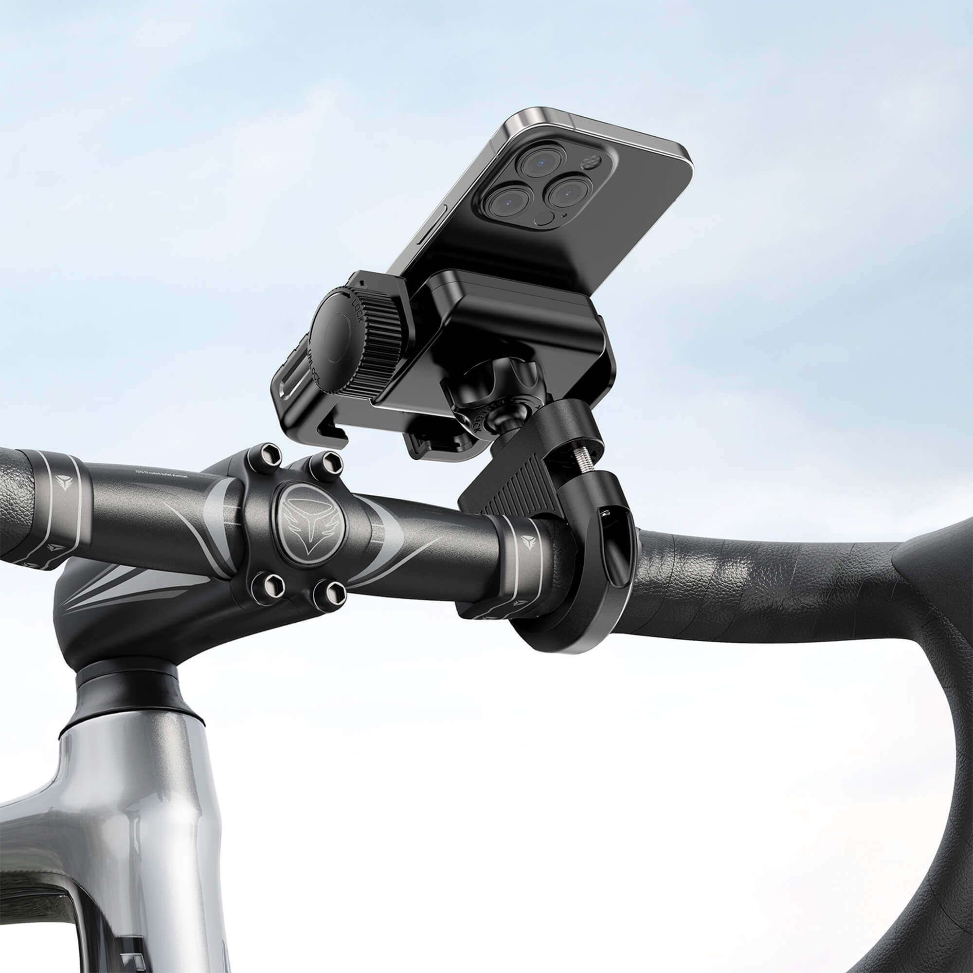 Acefast Universal Heavy Duty Bike Phone Mount for Motorcycle Bicycle Handlebar D58