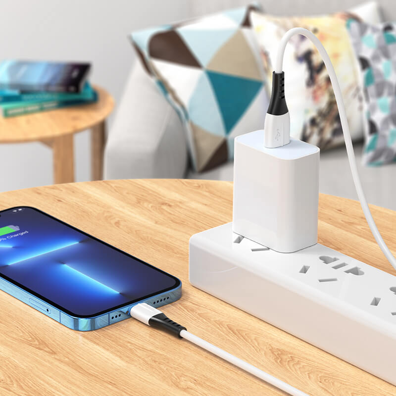 Mobie Silicone Charging Data Cable USB-A to Lightning 1m X82