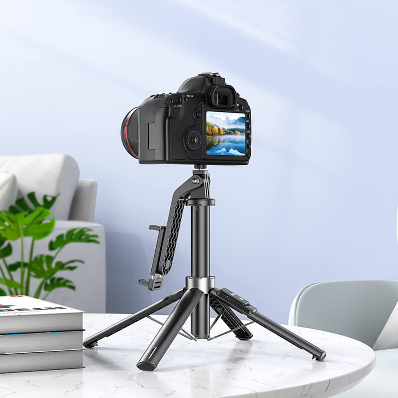 hoco. 2-in-1 Extendable Selfie Stick with QuadPod Stand & Bluetooth Remote K21
