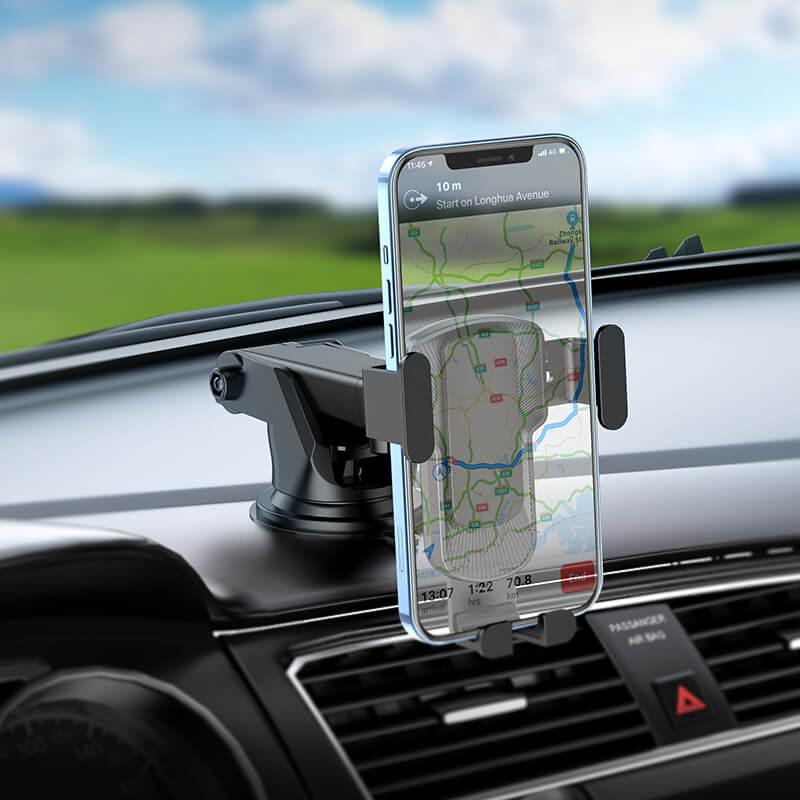hoco. Premium Stylish & Durable Gravity Car Phone Mount Holder CA104 Black
