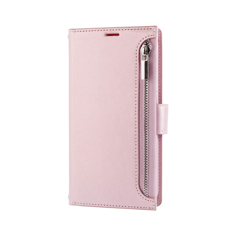 Suitable for iPhone Hanman Leather Adjustable Crossbody Strap Wallet Flip Case