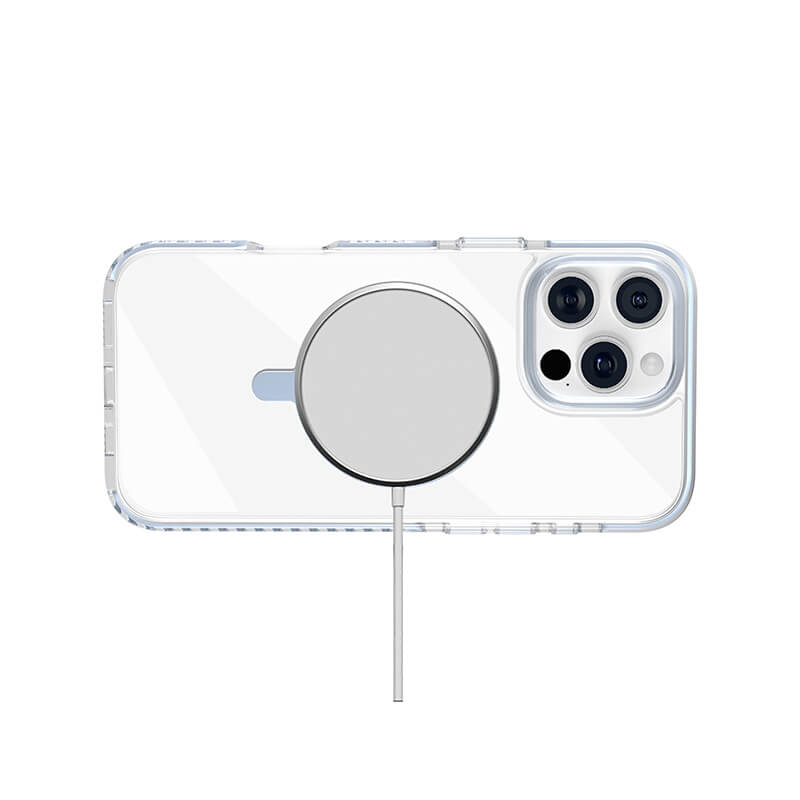 iPhone 16 Pro Ice Armor O2L Series Magsafe Clear Case with Ring Stand