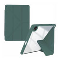 iPad 7th 10.2 2019 Silicone Flip Case with Built-in Pen Slot