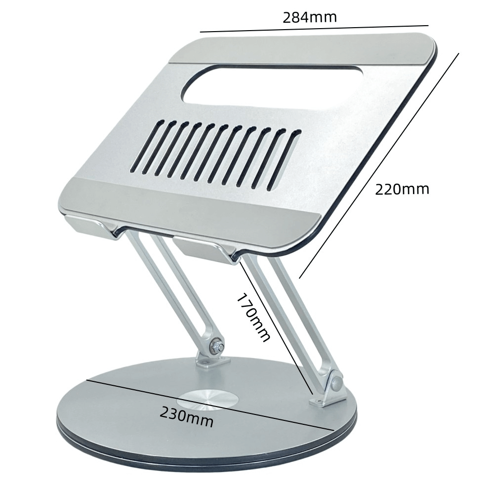 SAIJI Aluminum Alloy 360° Rotating Laptop Stand DT0042
