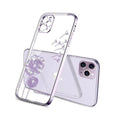 iPhone 12 Mini Goddess Glamour Dandelion Electroplating TPU Phone Case