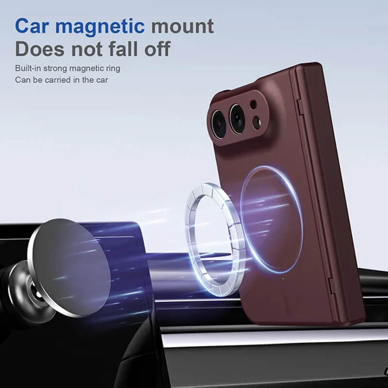 Snap Pro Magnetic case with Outer Screen Protector Compatible with iPhone Duo